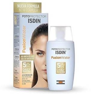 isdiN Sunscreen - SPF 50 Fotoprotector Fusion Water Oil Control