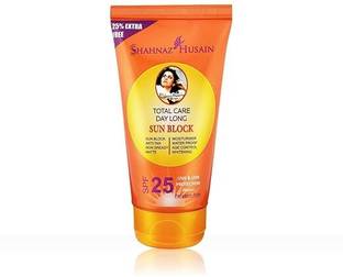 Shahnaz Husain Sunscreen - SPF 50 PA+++ Sun Block SPF 25