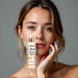Utkrisht Sunscreen - SPF 60+ PA+++ Khadi Daily Use SPF 60 Lotion for Sun and Pollution