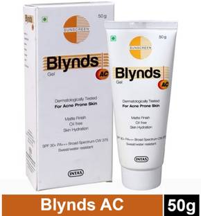 Blynds Sunscreen - SPF 50 PA+++ AC Gel For Acne Prone Skin
