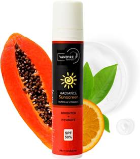 Vandyke Sunscreen - SPF 50 PA+++ Radiance Sunscreen With Papaya & Vitamin C SPF 50 PA+++ | UVA/UVB