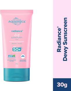 Aqualogica Sunscreen - SPF 50 PA+++ Radiance+ Dewy Sunscreen with Watermelon & Niacinamide| Lightweight & Non-Sticky