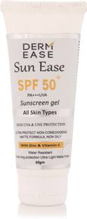 Derm Ease Sunscreen - SPF 50 PA+++ Sun Ease SPF 50+ PA+++UVA Sunscreen gel