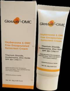 glossair Sunscreen - SPF 50 PA+++ -OMC OXYBENZONE & OMC FREE ENCAPSULATED SUNSCREEN CREAM