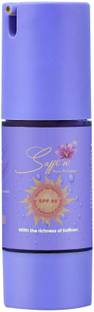 SAFFR'N Sunscreen - SPF 50 PA+++ Saffr’n Water Resistant SPF 50 Sun Defence Sunscreen - 30 g