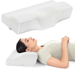 HOSPIKART Memory Foam Pillow for Neck Pain (Pack of 1) | Ergonomic Contour Cervical Pillow