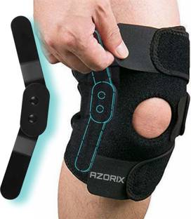 AZORIX Hinge Knee Support Brace Open Patella for Knee Pain Relief and Injury Recovery Knee Support