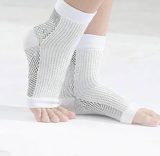 ecosync Bamboo Cotton Ankle Pain Relief Socks for Men & Women, Compression Socks Foot Ankle Support