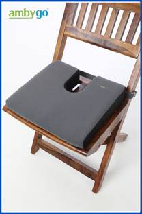 Ambygo Orthopaedic Coccyx Wedge Seat Pillow Seat Cushion for Lower Back Pain Back / Lumbar Support