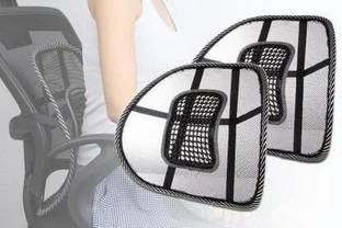 NK JARI Acupressure Chair Back Rest Car Seat (Black) Lumbar Support Back / Lumbar Support