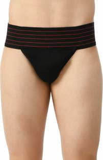 Oliver Mens Cotton Gym Supporter Back Covered With Cup Pocket for Athletic Gym & Sport Supporter