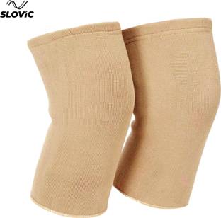 SLOVIC Knee Support Cap Sleeves Pair For Sports, Pain Relief For Men And Women Knee Support