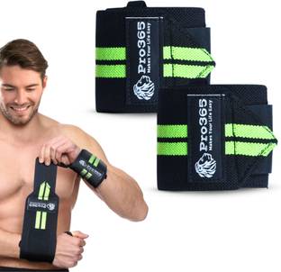PRO365 Adjustable Wrist Wrap with Thumb Loop Strap for Weightlifting & Fitness Wrist Support