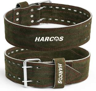 HARCOS Real Leather Power Lifting back Pain support & Squatting Fitness Weight no Tear Weight Lifting Belt