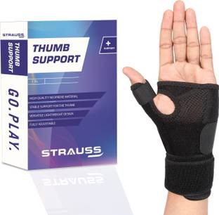 Strauss Thumb Support with Wrist Wrap | Wrist Support | Gym Support Wrist Support