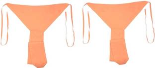 DSA SALES Premium Men's Cotton Langot (Pack of 2) Supporter (ORANGE) Supporter Supporter