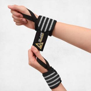 ABB INITIO Elastic Wrist Support Band/Wraps with Thumb Loop for Gym Weight Lifting Workout Wrist Support
