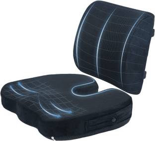 CURASIA Seat Cushion for Office Chair Back & Butt Pillow for Sciatica Tailbone Back / Lumbar Support