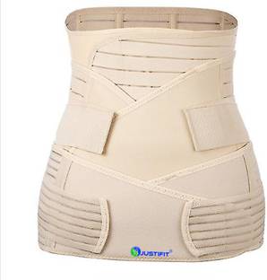 JUSTIFIT 3 in 1 Abdominal Belt Post Pregnancy for Women (size M) set of 3 Back / Lumbar Support