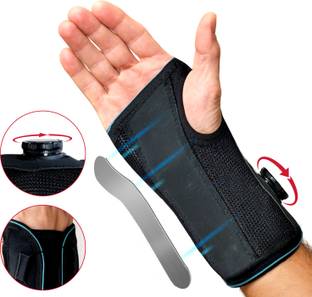 AGEasy Adjustable Dial Easy-Twist Wrist Brace for Pain Reduction Right Hand Support