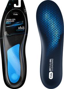 Frido Dual Gel Pro Shoe Insole Trimmable Shoe Sole for Stability, Small(5-8 UK)-1 Pair Foot Support