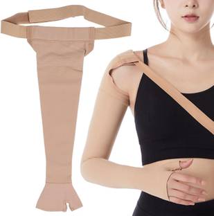 Aktive Support Right hand Medical Compression Arm Sleeves with Shoulder Strap for Lymphedema. Shoulder Support
