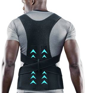 PLETHEON belt for men and women for back pain with metal back Posture Corrector