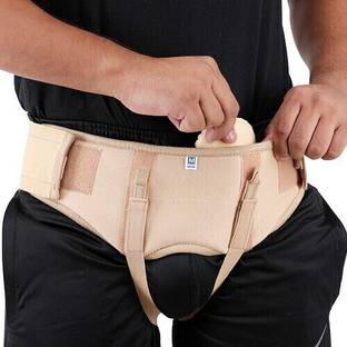 fact-care Hernia Belt Double Inguinal Hernia Adjustable and Removable Pressure Pads Supporter