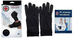 Dr. Arthritis Copper Full fingered Compression Gloves for Raynauds Disease & Carpal Tunnel Hand Support