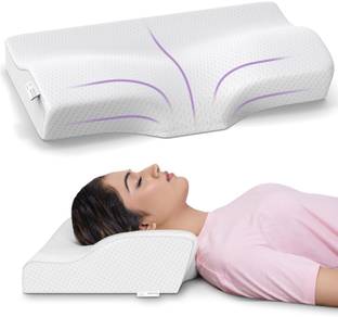 MY ARMOR Orthopedic Memory Foam Contour Cervical Pillow With Bamboo Outer Cover - Cervical Pillow