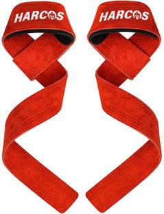 HARCOS Wrist Supporter for Gym Premium 100 % Genuine Leather Weightlifting wrap Straps Wrist Support