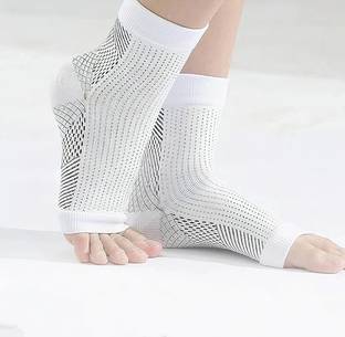 ecosync Bamboo Cotton Ankle Pain Relief Socks for Men & Women, Compression Socks Foot Ankle Support
