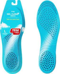 फ्राइडो Gel Cloud Ultra Comfortable Trimmable Insole, Small 5-8 UK, Pack of 1 Pair हील सपोर्ट
