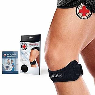 Dr. Arthritis Doctor Developed Knee Patellar Brace [SINGLE] and Doctor Written Handbook Knee Support