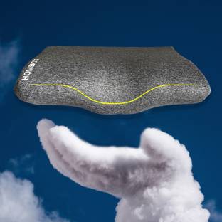 HOMBOX Cervical Neck Pillow for Pain Relief Sleep Cervical Pillow (Grey) Cervical Pillow