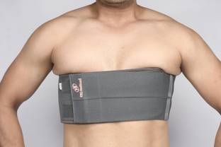 PRO Healthcare Rib Belt Elastic Chest Wrap Injury Binder Compression & for Men & Women Back / Lumbar Support