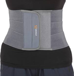 NIHILANO Grey Abdominal Belt after delivery Tummy Reduction Trimmer Belly Abdominal Belt