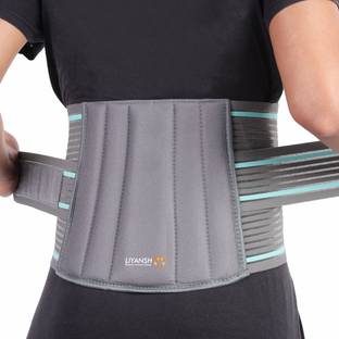 TH TRENDHOP Lumbo Sacral Lower Back Pain Relief Brace With Double Strapping Belt (free size) Back / Lumbar Support