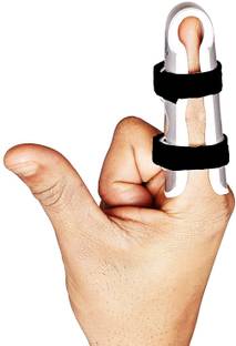 Fidelis Healthcare Finger Cot, Injured Finger Immobilization, Silver & White, L Finger Support