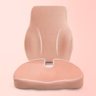 betterhood PosturePro Lumbar Backrest + Seat Cushion Combo for Chair, Ergonomic Memory Foam Back / Lumbar Support