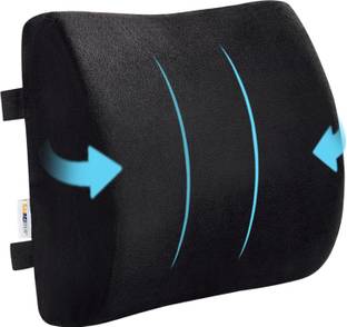 bagsio Lumbar Support Pillow for Office Chair, Memory Foam Back Support Pillows for Car Back / Lumbar Support