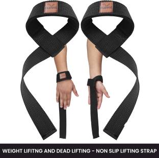 SLOVIC Weightlifting Straps with Padded Support For Deadlifts & Weightlifting|Non-Slip Wrist Support
