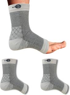 ecosync Bamboo Cotton Ankle Heel Pain Relief Socks for Men & Women, Compression Socks Ankle Support
