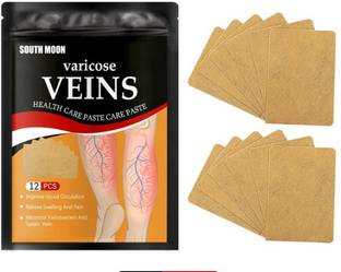 CHOUDHARY ACUPRESSURE Varicose Veins Patch Relieve Swelling Pain Varicose Vein Patch 12pcs Foot Support