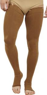 LYMPHACURE Compression Stockings for Varicose Veins| Full Leg|COTTON |Silicon grip Knee Support