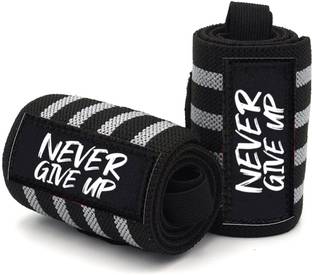 STEIGEN FITNESS NEVER GIVE UP Wrist Wrap, Wrist Support, Wrist Bands,Wrist Straps,Hand Grip Wrist Support