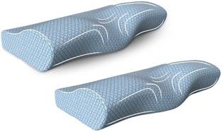 WELLGIVER Pack Of 2 Orthopedic Memory Foam Pillow for Sleeping, Neck and Shoulder Pain Neck Support