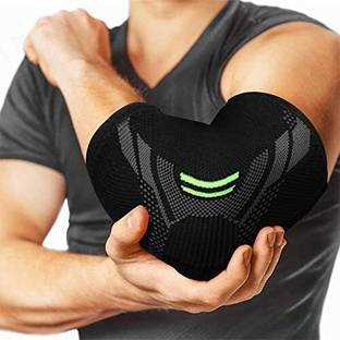 GymWar Elbow Compression Sleeve for Tendonitis Pain Relief, Tennis, Volleyball Elbow Support