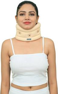 BOS MEDICARE Cervical Collar Soft Spondylitis Neck Pain (Beige) Neck Support