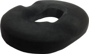 CURASIA Donut Seat Cushion Pillow – Pain Relief for Hemorrhoids/Piles Hip Support Black Back / Lumbar Support
